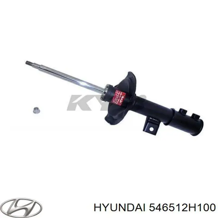 Амортизатора передній лівий 546512H100 Hyundai/Kia