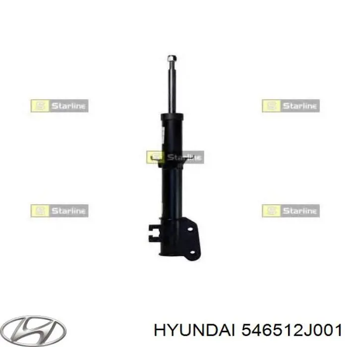 Амортизатор передній 546512J001 Hyundai/Kia