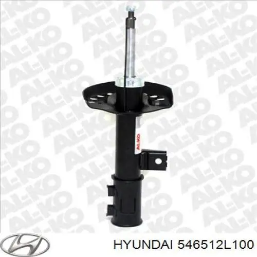 Амортизатора передній лівий 546512L100 Hyundai/Kia