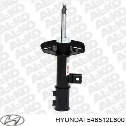 Амортизатор передньої підвіски, лівий Hyundai/Kia 546512L600 ціна, від 53.23 USD