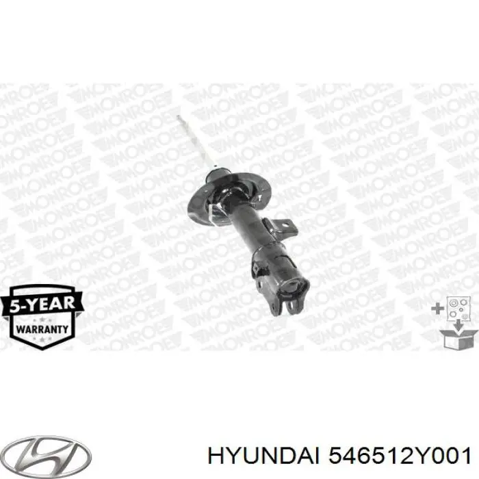 Амортизатор передньої підвіски, лівий Hyundai/Kia 546512Y001 ціна, від 39.46 USD