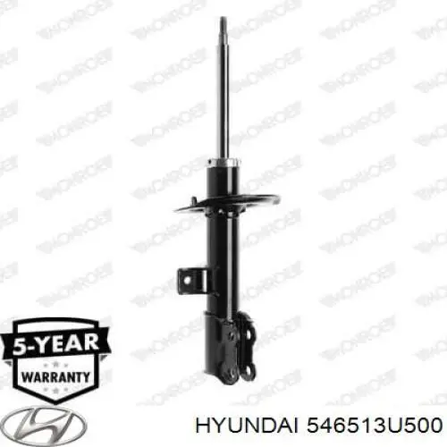 Амортизатор передньої підвіски, лівий Hyundai/Kia 546513U500 ціна, від 44.34 USD