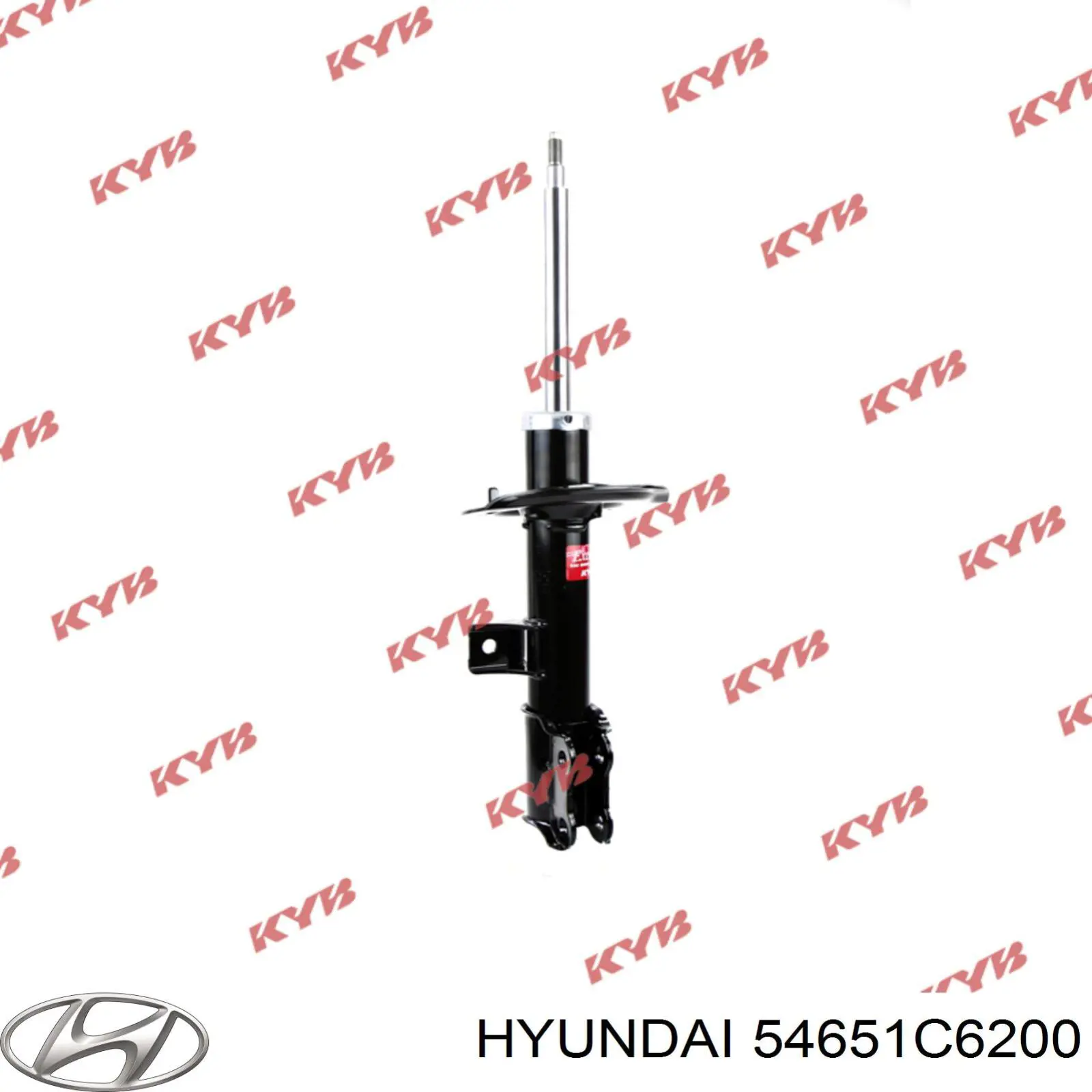 54651C6200 Hyundai/Kia Ліва передня стійка