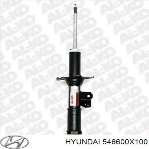 Амортизатор передній, правий Hyundai/Kia 546600X100 ціна, від 35.20 USD