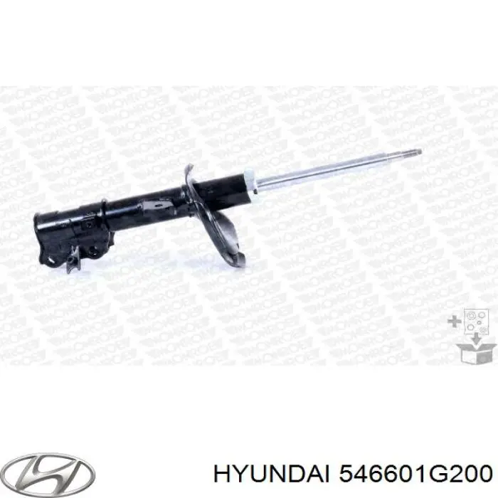 Купити 546601G200 Hyundai/Kia Амортизатор передній, правий
