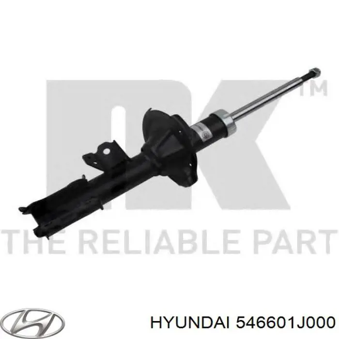 Амортизатор передній, правий Hyundai/Kia 546601J000 ціна, від 50.91 USD