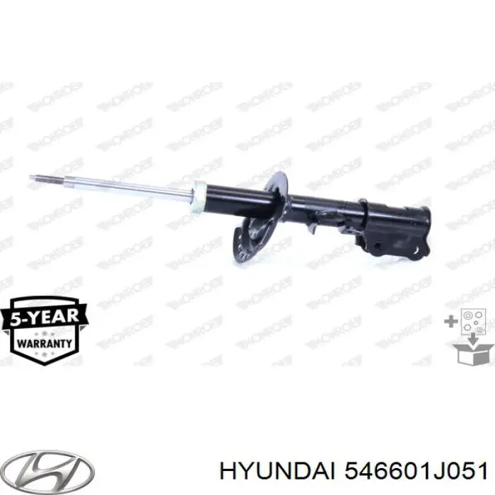 Купити 546601J051 Hyundai/Kia Амортизатор передній, правий