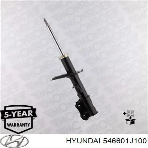 Амортизатор передній, правий Hyundai/Kia 546601J100 ціна, від 51.04 USD