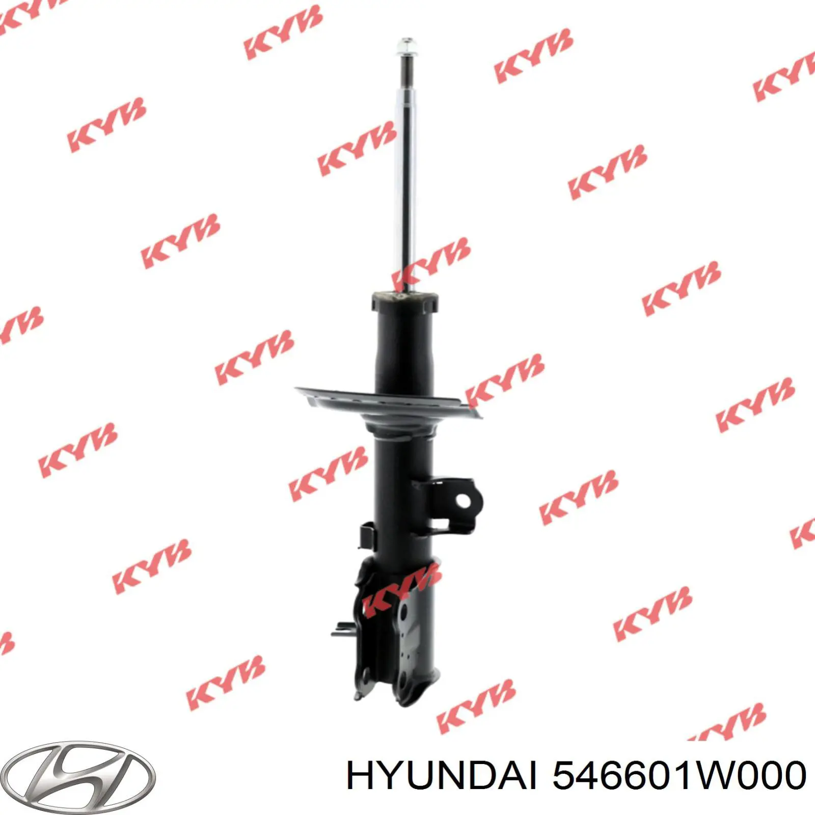Амортизатор передній, правий Hyundai/Kia 546601W000 ціна, від 42.32 USD