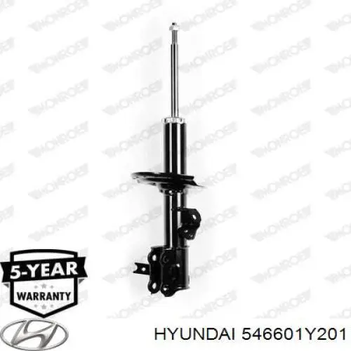 546601Y201 Hyundai/Kia амортизатор передній, правий