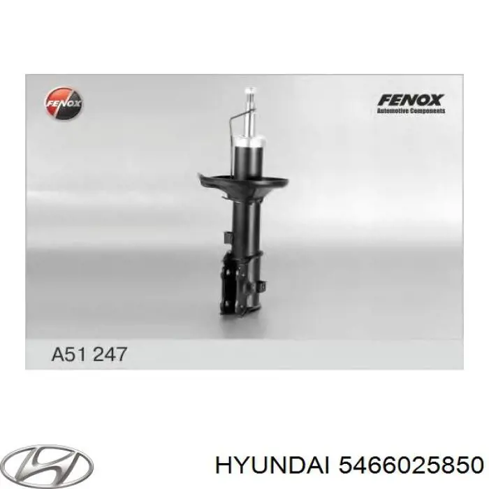 5466025850 Hyundai/Kia амортизатор передній, правий