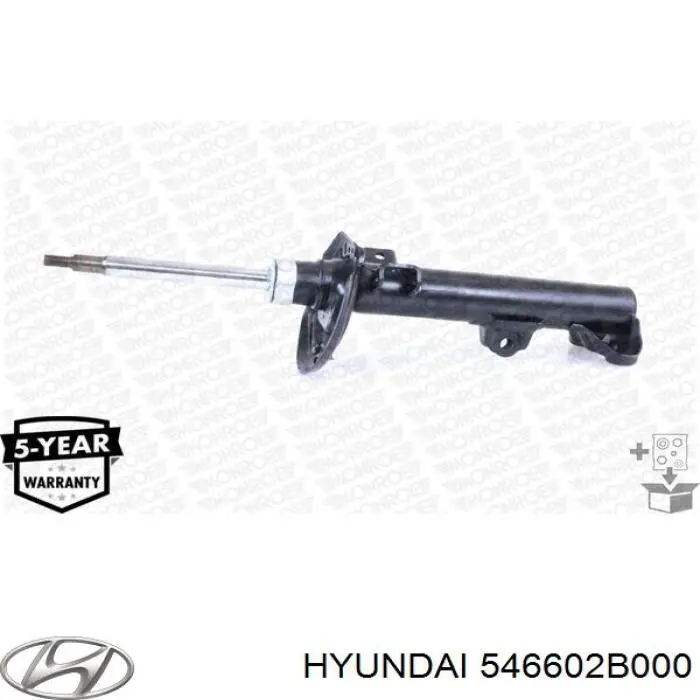 Купити 546602B000 Hyundai/Kia Амортизатор передній, правий