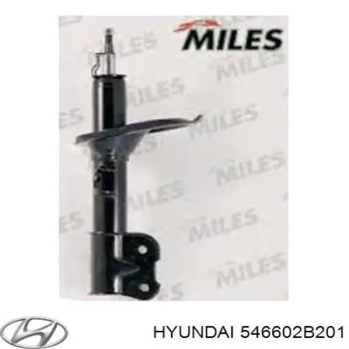 Амортизатор передній, правий Hyundai/Kia 546602B201 ціна, від 45.04 USD