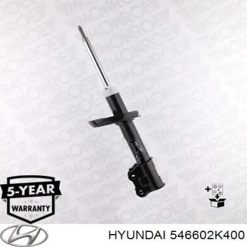 Амортизатор передній, правий Hyundai/Kia 546602K400 ціна, від 38.91 USD