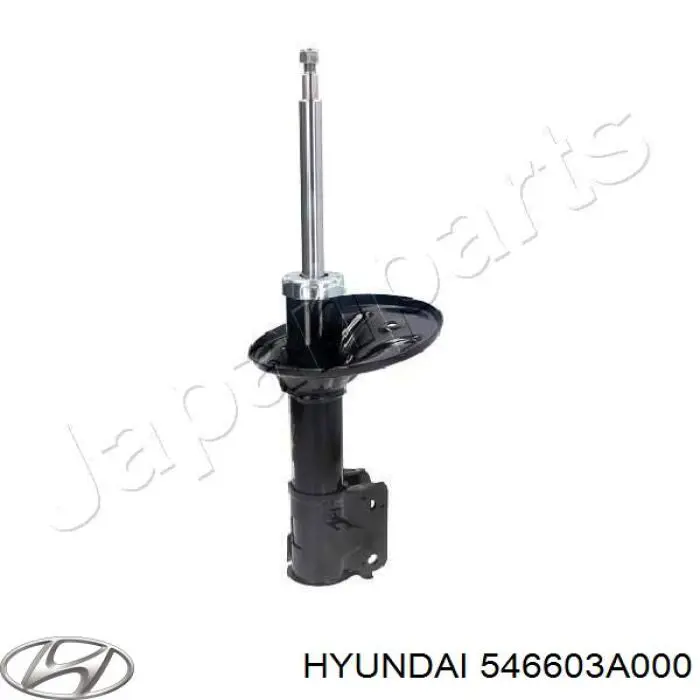 Амортизатор передній, правий 546603A000 Hyundai/Kia