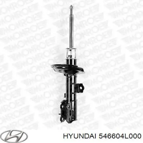 Купити 546604L000 Hyundai/Kia Амортизатор передній, правий