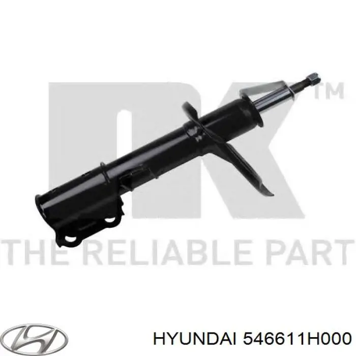 Амортизатор передній, правий Hyundai/Kia 546611H000 ціна, від 37.72 USD