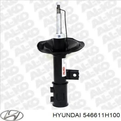 546611H100 Hyundai/Kia амортизатор передній, правий
