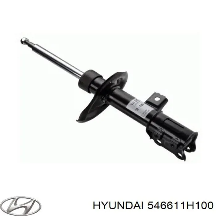 Амортизатор передній, правий 546611H100 Hyundai/Kia