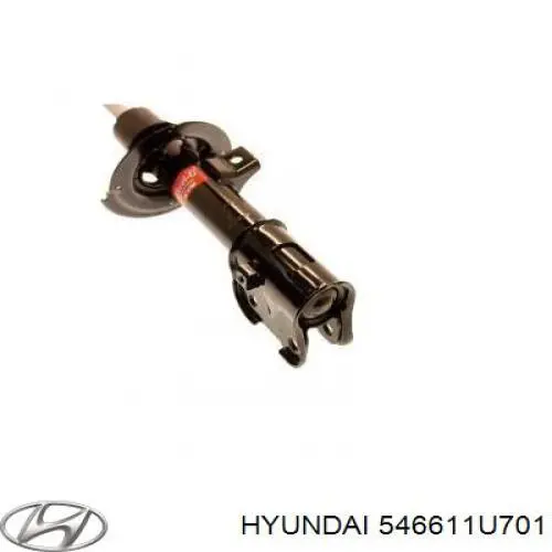 Амортизатор передній, правий Hyundai/Kia 546611U701 ціна, від 158.32 USD