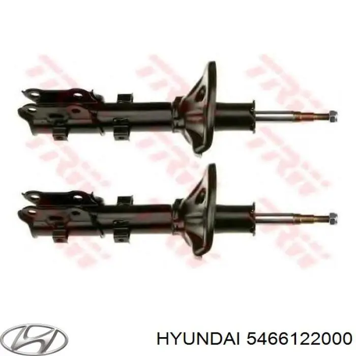 Амортизатор передній, правий 5466122000 Hyundai/Kia