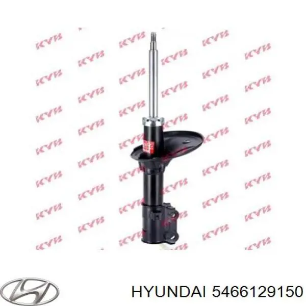 Амортизатор передній, правий 5466129150 Hyundai/Kia