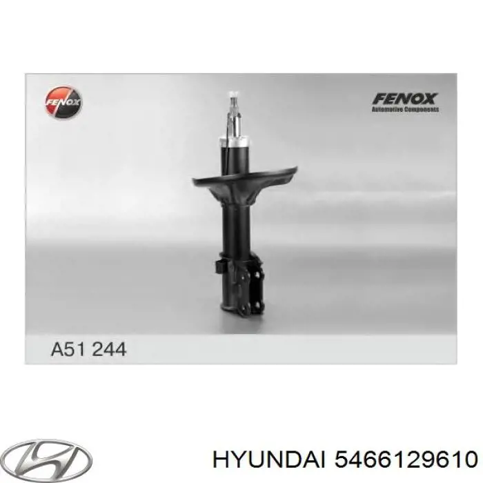 Купити 5466129610 Hyundai/Kia Амортизатор передній, правий