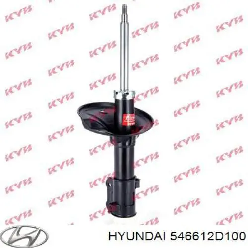 Амортизатор передній, правий Hyundai/Kia 546612D100 ціна, від 37.30 USD