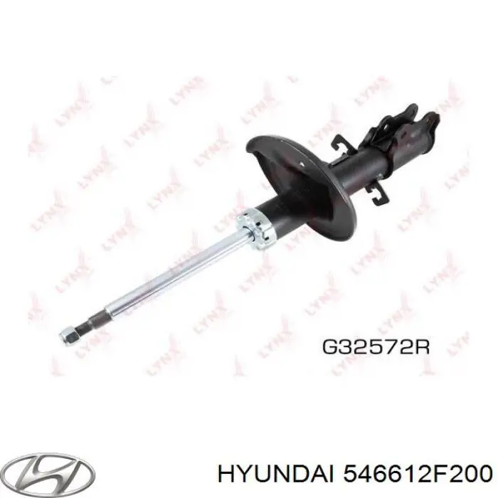 546612F200 Hyundai/Kia амортизатор передній, правий