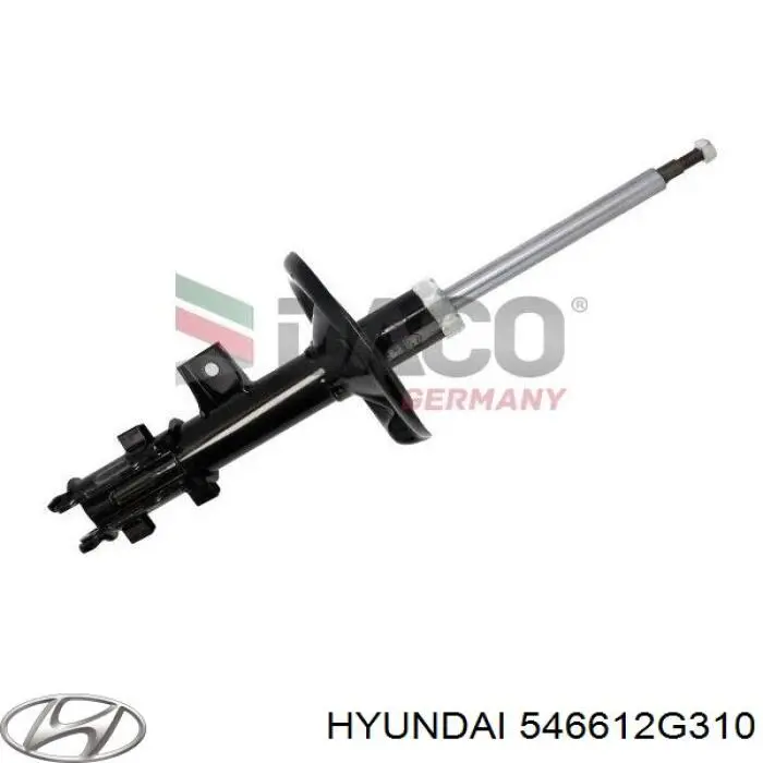 Амортизатор передній, правий Hyundai/Kia 546612G310 ціна, від 38.02 USD