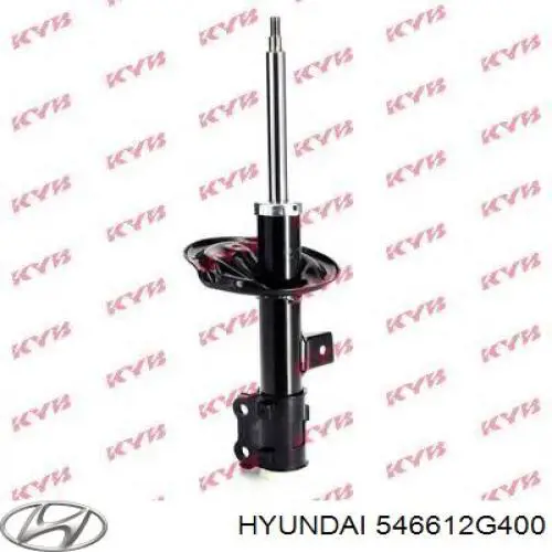 Купити 546612G400 Hyundai/Kia Амортизатор передній, правий