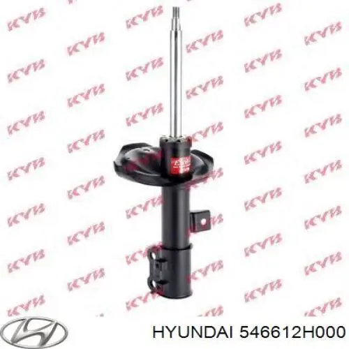Амортизатор передній, правий 546612H000 Hyundai/Kia