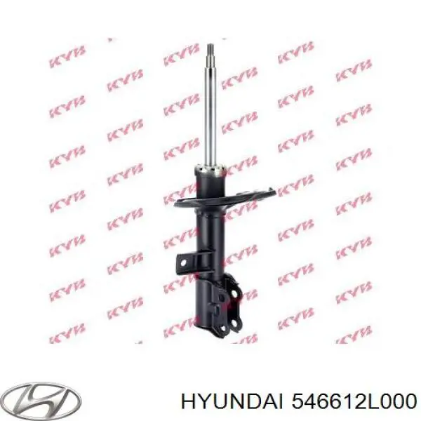 Амортизатор передній, правий Hyundai/Kia 546612L000 ціна, від 64.71 USD