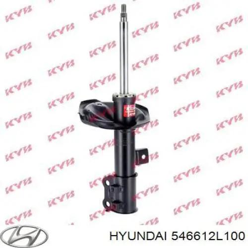 546612L100 Hyundai/Kia амортизатор передній, правий