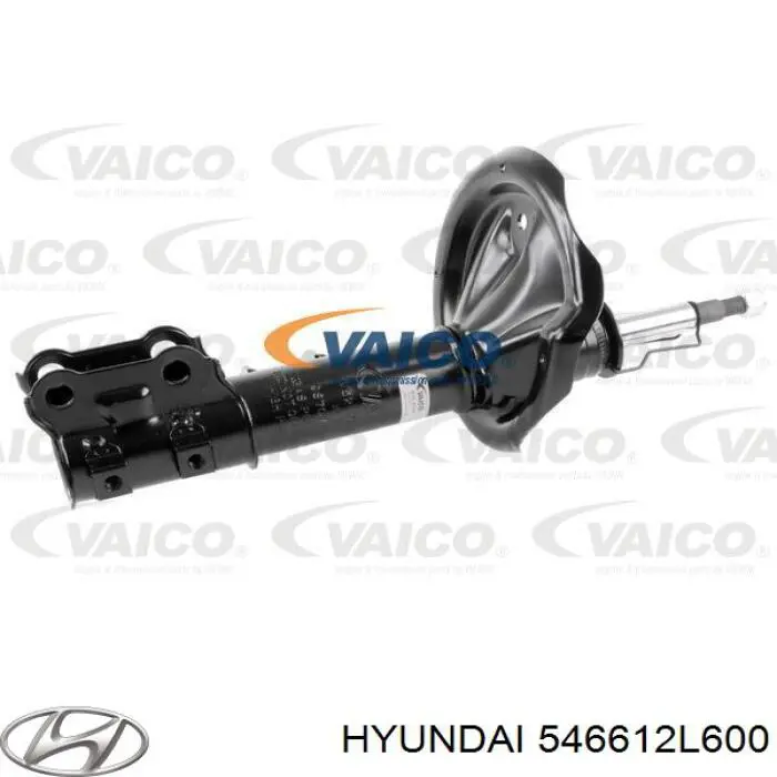 546612L600 Hyundai/Kia амортизатор передній, правий