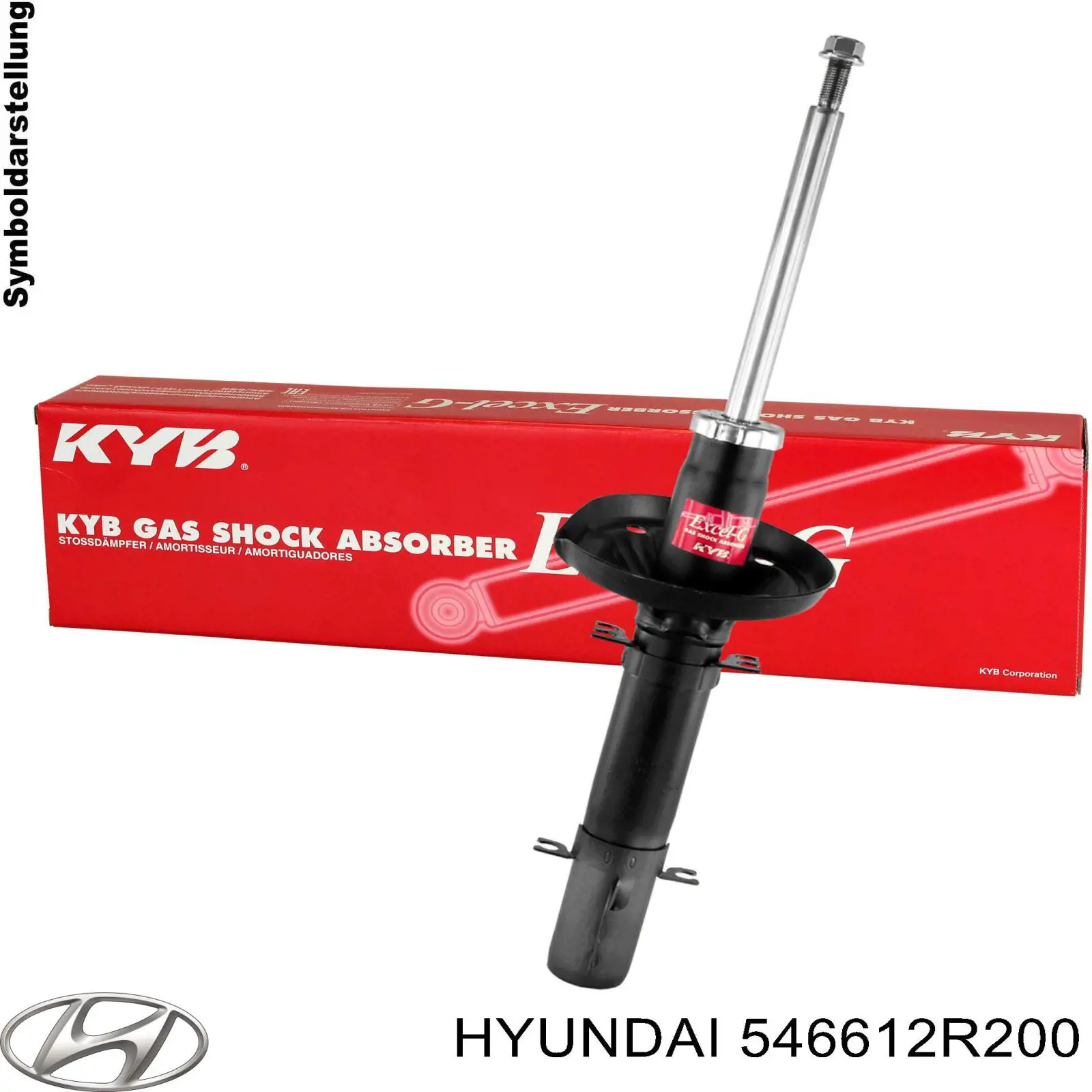 Купити 546612R200 Hyundai/Kia Амортизатор передній, правий