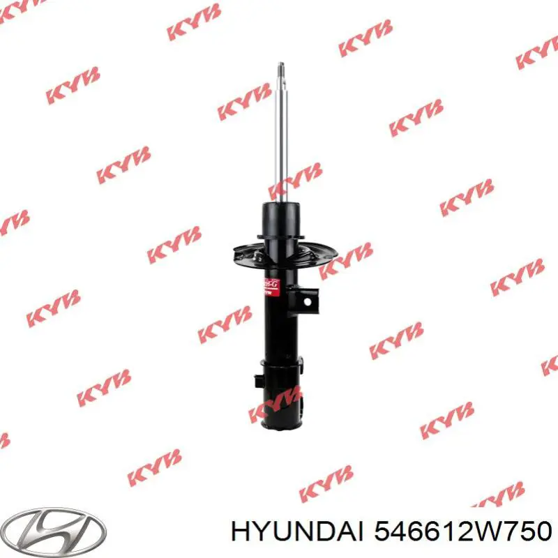 Амортизатор передній, правий Hyundai/Kia 546612W750 ціна, від 62.75 USD