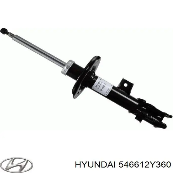 546612Y360 Hyundai/Kia амортизатор передній, правий