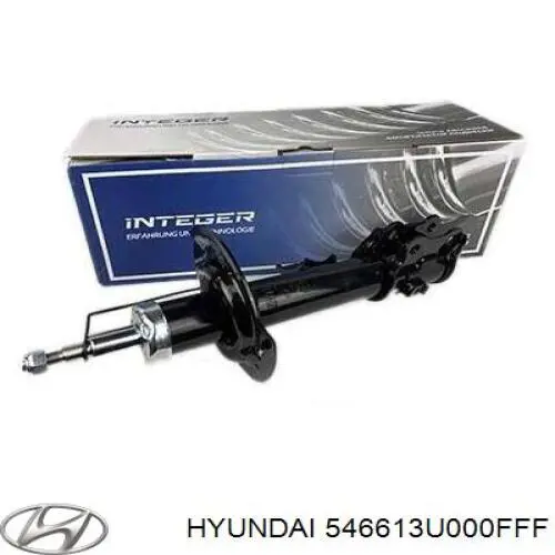 Амортизатор передній, правий Hyundai/Kia 546613U000FFF ціна, від 97.76 USD