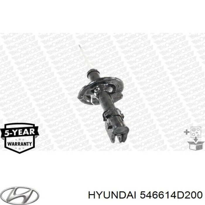 Амортизатор передній, правий Hyundai/Kia 546614D200 ціна, від 49.70 USD