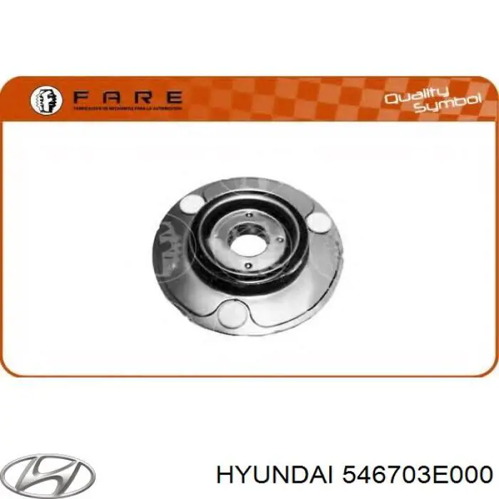 Опора стійки амортизатора переднього Hyundai/Kia 546703E000 ціна, від 12.67 USD