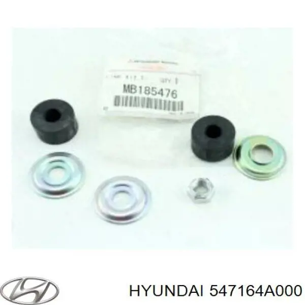 Втулка стійки переднього стабілізатора Hyundai/Kia 547164A000