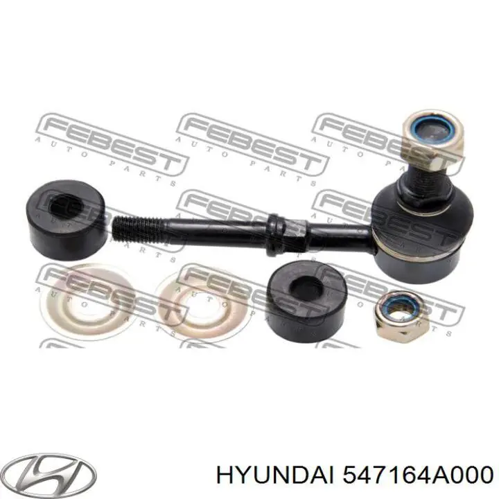 Купити 547164A000 Hyundai/Kia Втулка стійки переднього стабілізатора