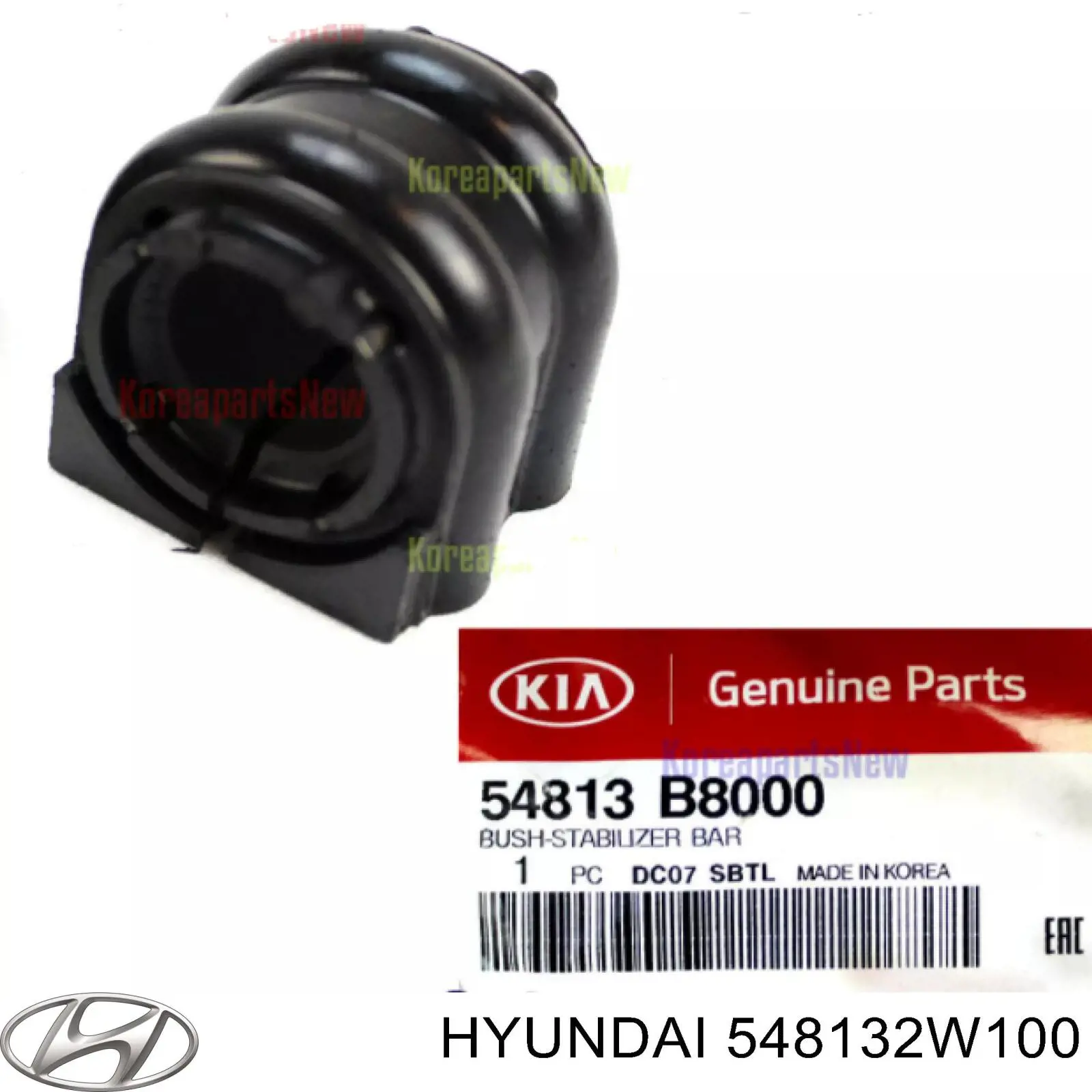 548132W100 Hyundai/Kia втулка стабілізатора переднього