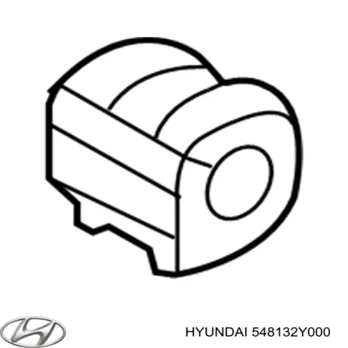 Купити 548132Y000 Hyundai/Kia Подушка стабілізатора передня