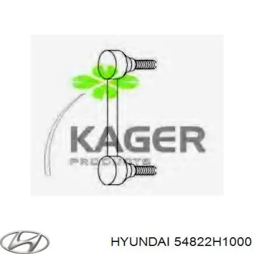 Тяжка стабілізатора, переднього, ліва Hyundai/Kia 54822H1000 ціна, від 8.98 USD