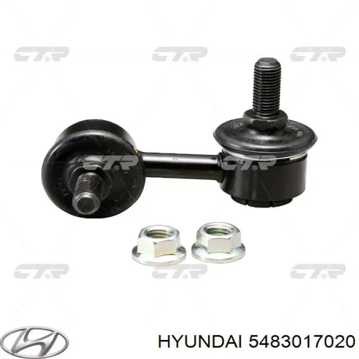 Стійка стабілізатора, переднього, права Hyundai/Kia 5483017020 ціна, від 9.33 USD
