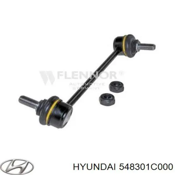 548301C000 Hyundai/Kia стійка стабілізатора переднього, ліва