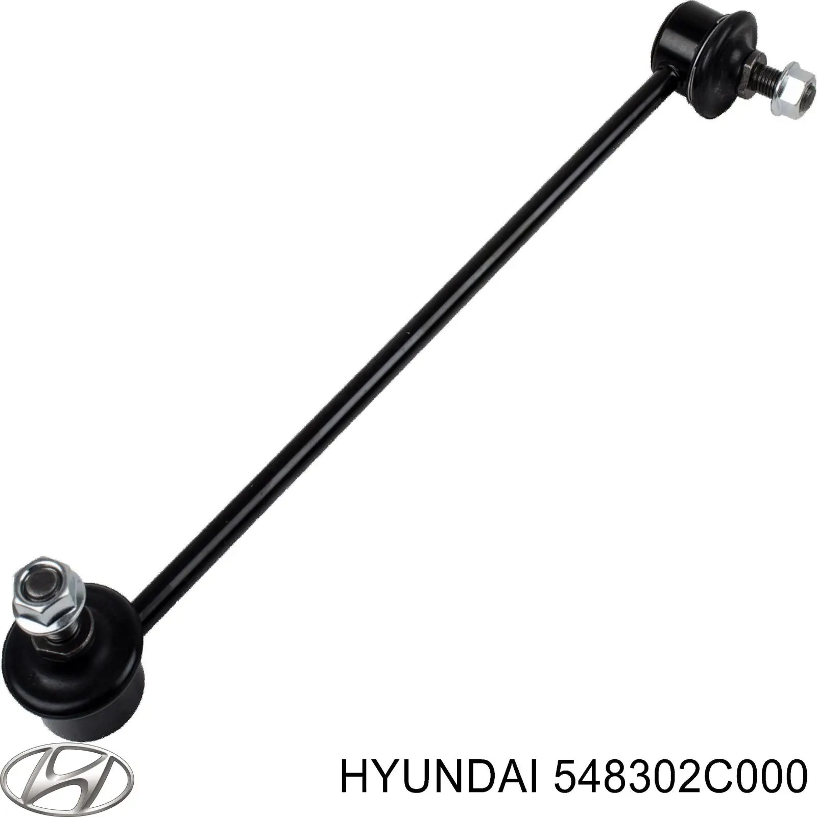 548302C000 Hyundai/Kia стійка стабілізатора переднього, ліва