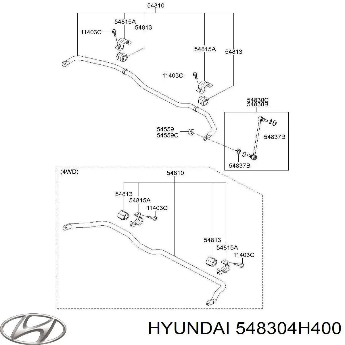 548304H400 Hyundai/Kia